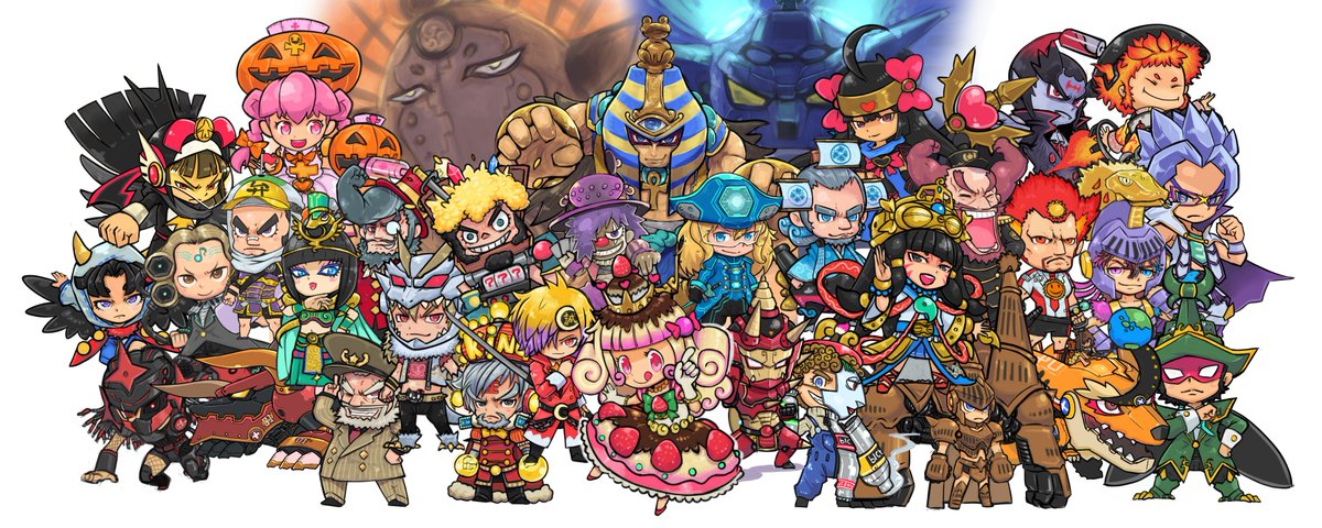 「時には宣伝なんぞ 以前関わった「ニンジャボックス」「ウデジマン」でキャラデザやり」|おけら＠お仕事常に募集中のイラスト