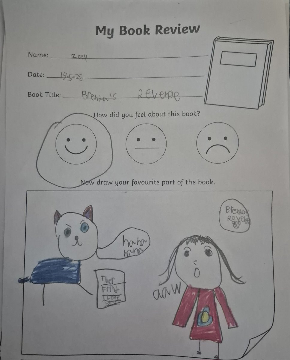 1JB_HCPLA's tweet photo. Thank you to @_Reading_Rocks_ for our goodybags. The children loved sharing our new story and were excited to recieve their own stickers! We did a book review after we read the story. These are some examples:
@HighCragsPLA @6HM_HCA https://t.co/MlK9L0ssXH