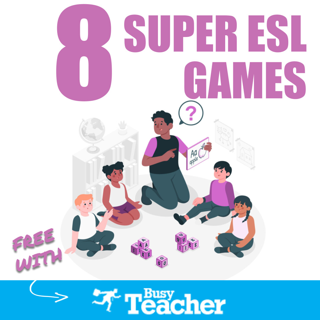 Games for Grammar Review. Review lessons can be boring enough, but grammar reviews are precisely the type of thing that makes students want to skip class and reappear only for the test. Give your students a grammar review they wouldn’t want to miss!
busyteacher.org/14455-grammar-…