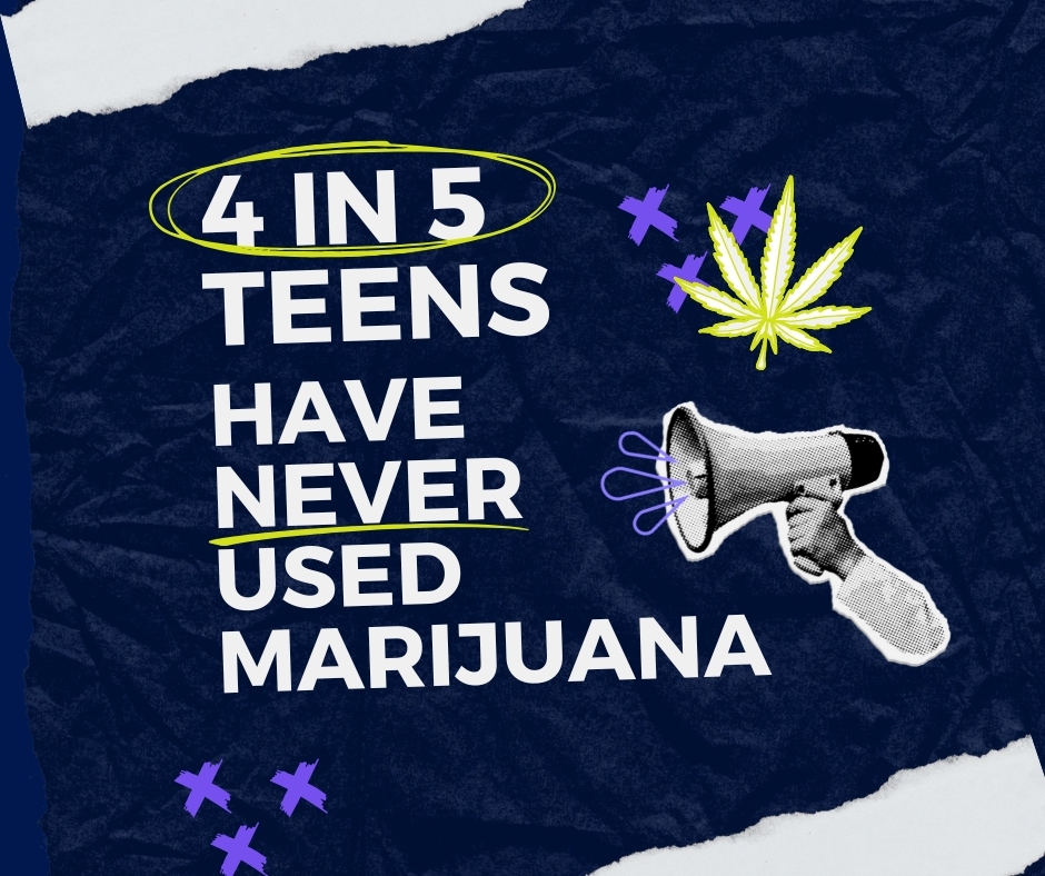 Join the majority! Most teens don't use marijuana.
