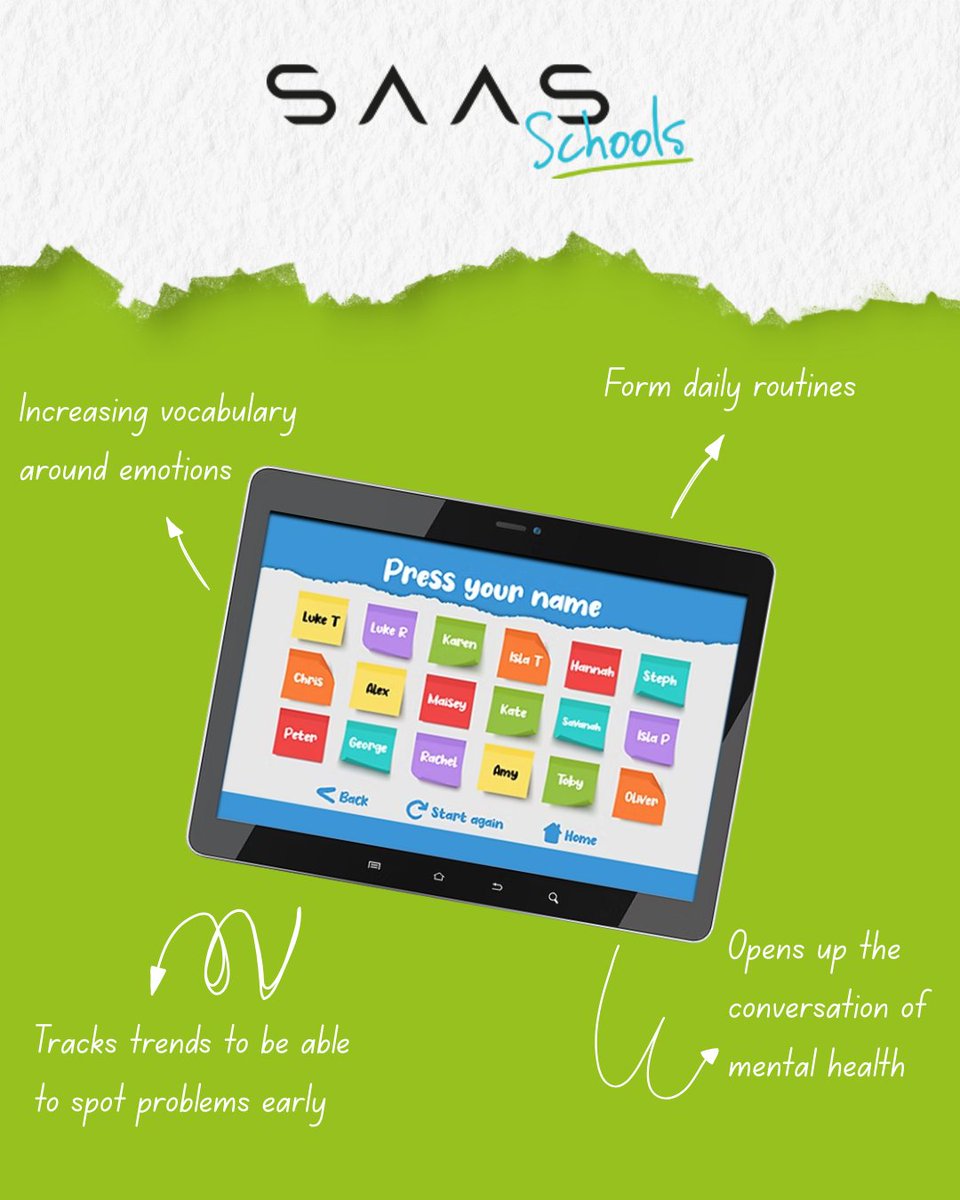 Supporting students starts with understanding how they feel. 💬💚

Our MoodTracker tool lets pupils log their emotions daily -giving teachers real-time insights into classroom wellbeing. 📊

✅ Emotional awareness
✅ Stronger relationships
✅ Early support where it’s needed