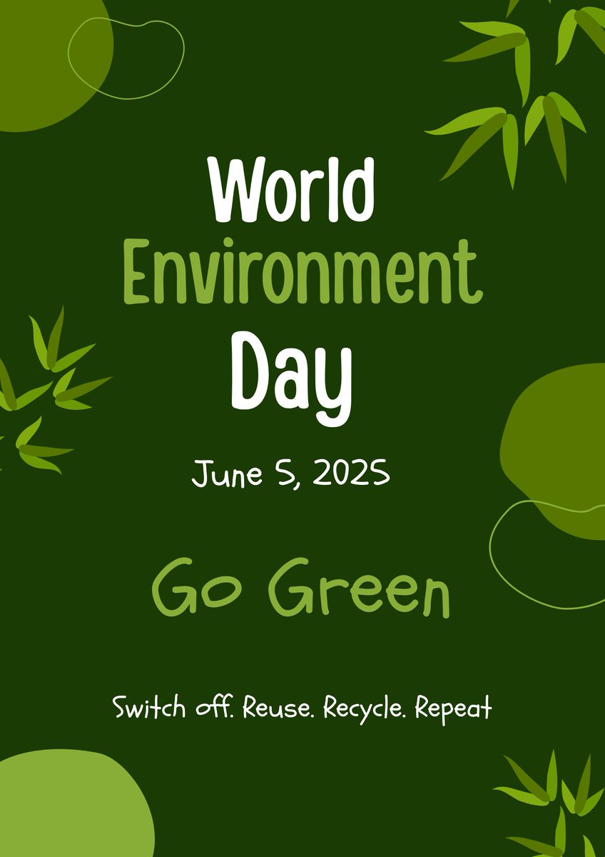 On this #WorldEnvironmentDay2025 I would like to appreciate the work of plastic waste collectors (mostly women) &amp; youth-led for profit &amp; non-profit innovative start-ups that are driving the circular economy in #Zimbabwe by recycling plastic waste. 
Let's #BeatPlasticPollution