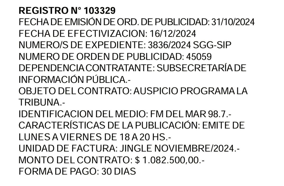 CHUBUT__News's tweet image. 4 programas de Radio del Mar que cobran pauta:
▪️Nuestras mañanas
▪️Blanco y negro
▪️La tribuna
▪️Actualidad 2.0
Qué pasó con la denuncia de vecinos por unos terrenos en #RadaTilly?
#EsPregunta