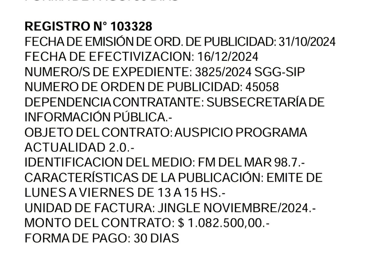 CHUBUT__News's tweet image. 4 programas de Radio del Mar que cobran pauta:
▪️Nuestras mañanas
▪️Blanco y negro
▪️La tribuna
▪️Actualidad 2.0
Qué pasó con la denuncia de vecinos por unos terrenos en #RadaTilly?
#EsPregunta