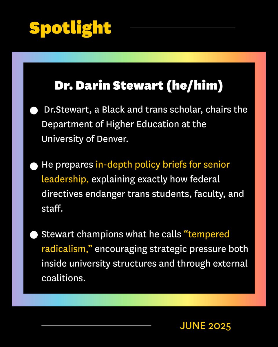 USCRaceEquity's tweet image. 🏳️‍🌈 Pride Month on Campus 🏳️‍🌈

In a shifting climate, LGBTQIA+ leaders like Dr. Darin Stewart and Dr. Natalie Blanton are creating space for care, connection, and community.

Pride is about belonging—and making sure no one feels alone. 🌈

#PrideMonth  #LGBTQIA #Belonging