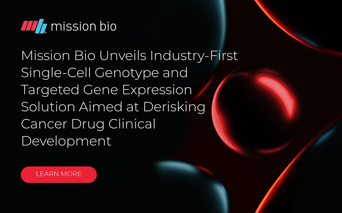 We're excited to announce our newest advancement in precision oncology: the Single-Cell Genotype and Targeted Gene Expression assay! This solution enables simultaneous profiling of genotype and targeted gene expression in over 10,000 cells 🎉

Learn more➡️ bit.ly/4jGFvEu