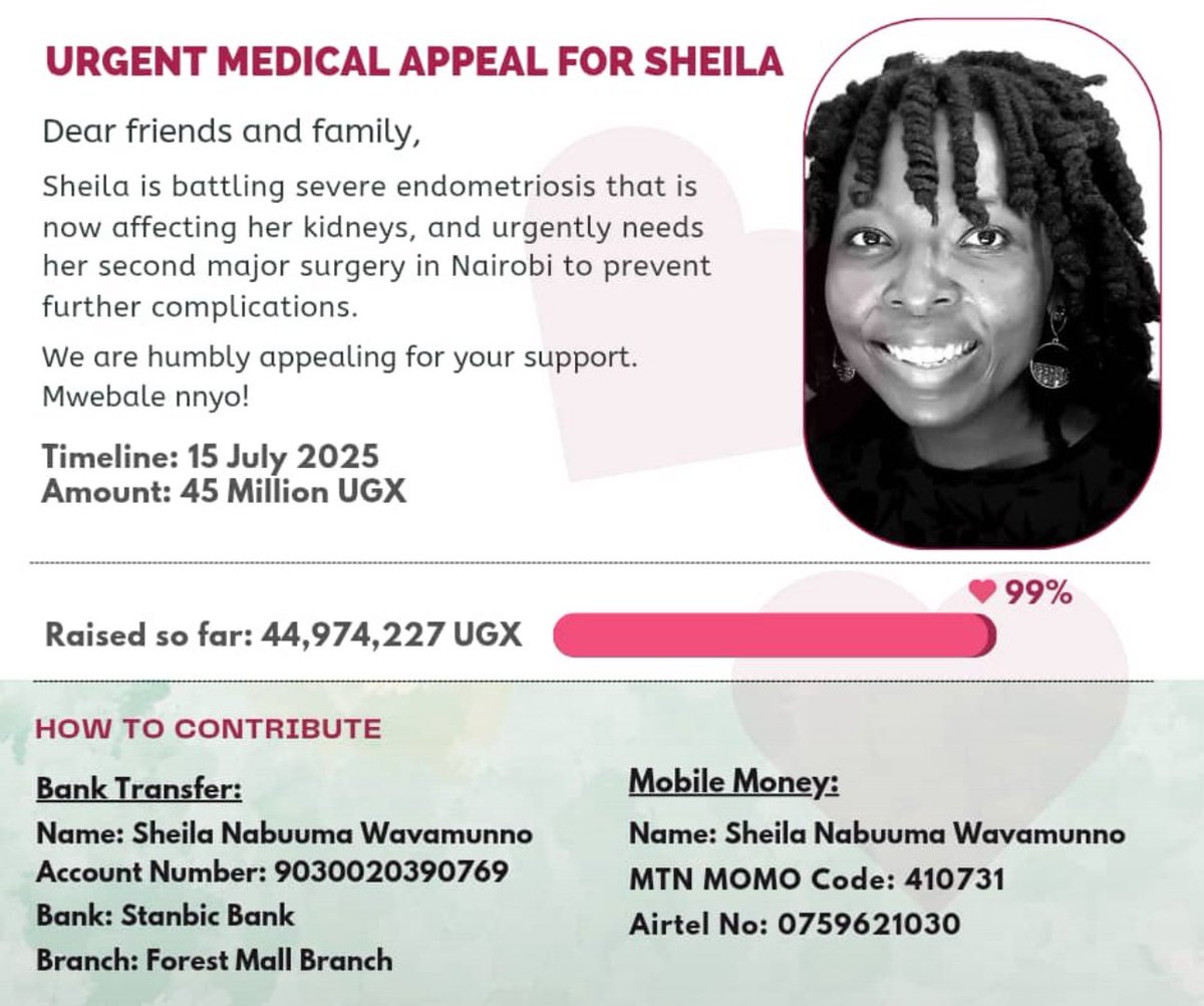 See what your generosity is doing ! See how your kindness is changing someone’s life !! 

Thank you so much for giving ! In less than two weeks - y’all have outdone yourselves.

Mwebale nyo .
