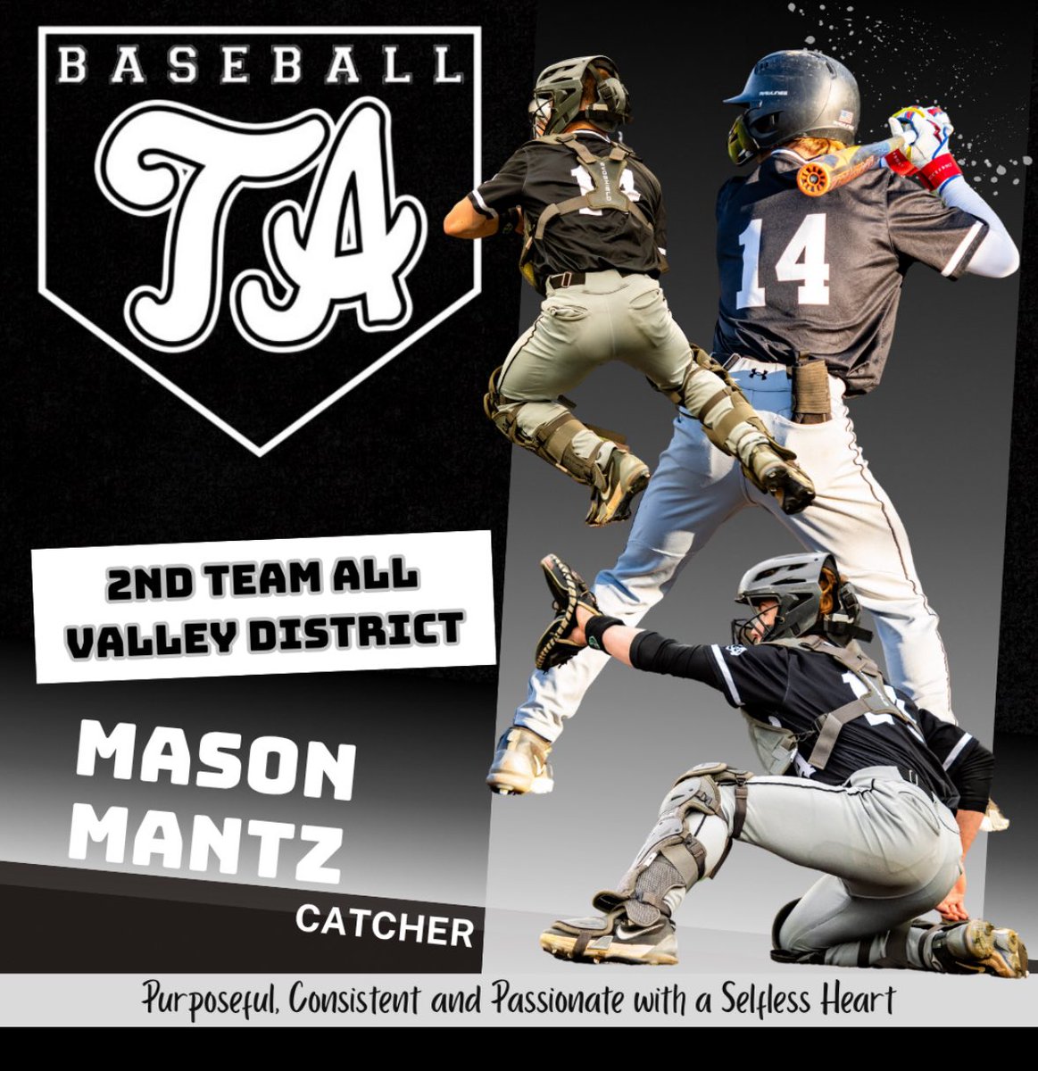 MasonMantz14's tweet image. Tough way to end the season to a great Spotswood team. Best of luck to them-go finish it. Thankful for the seniors that I was blessed to share the field with. Love you guys. Thankful to represent TA and to be recognized as all district. Now it’s back to work. 
#believethehype26