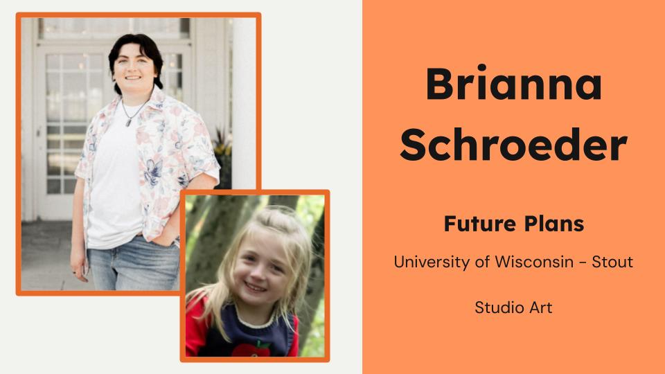 Meet PHS grad Rian Schroeder, who plans to study studio art at UW-Stout! #25PHSpanthers