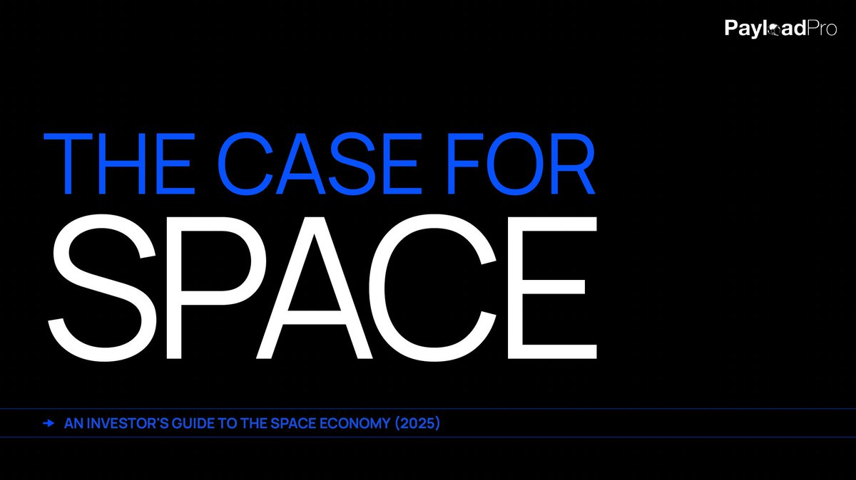 itsmoislam's tweet image. “The Case for Space” is a presentation the @payloadspace team has delivered to investors at conferences, banking events, and private meetings over the past few years.
After countless requests to share the slides post-presentation, we’ve decided to publish a updated version of…