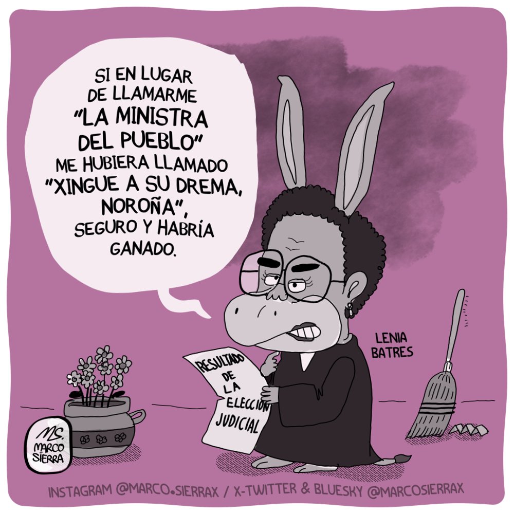 Marketing fallido de la ministra  🫏 del pueblo.

Mi cartón de hoy publicado en Merca y Acordeón
#humor #ElecciónJudicial #MinistraBurra  #CHASMNorona  #campañas #cartón #MonerosMx #FelizJueves