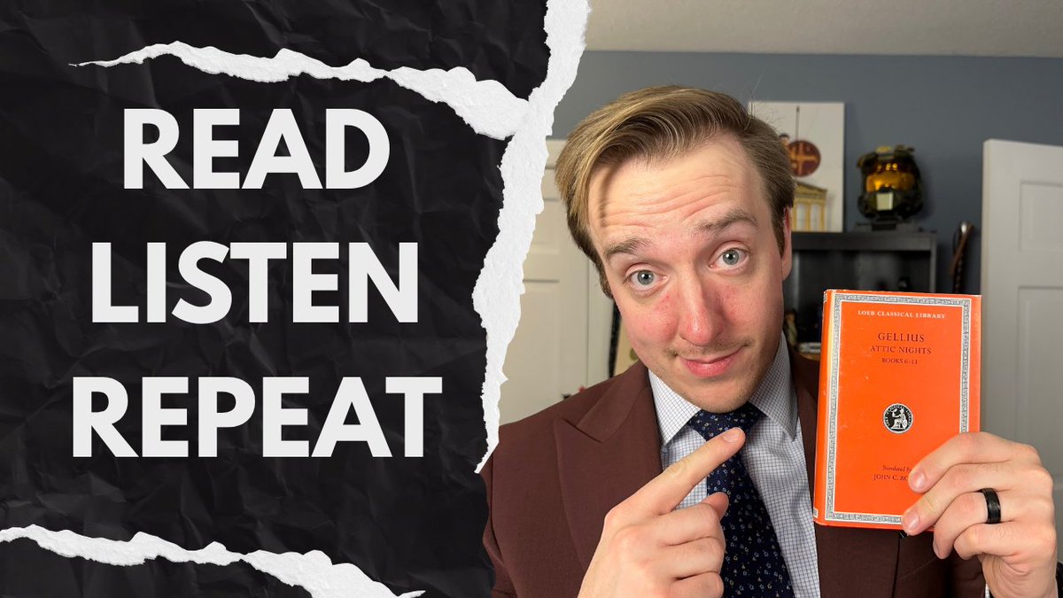 A New episode of our acclaimed podcast Rem Tenē! has dropped!! Perfect for folks learning Latin!

Access the video podcast here: youtu.be/b2NNZh-WTl0?si…

Access the translation here: patreon.com/posts/rem-tene…