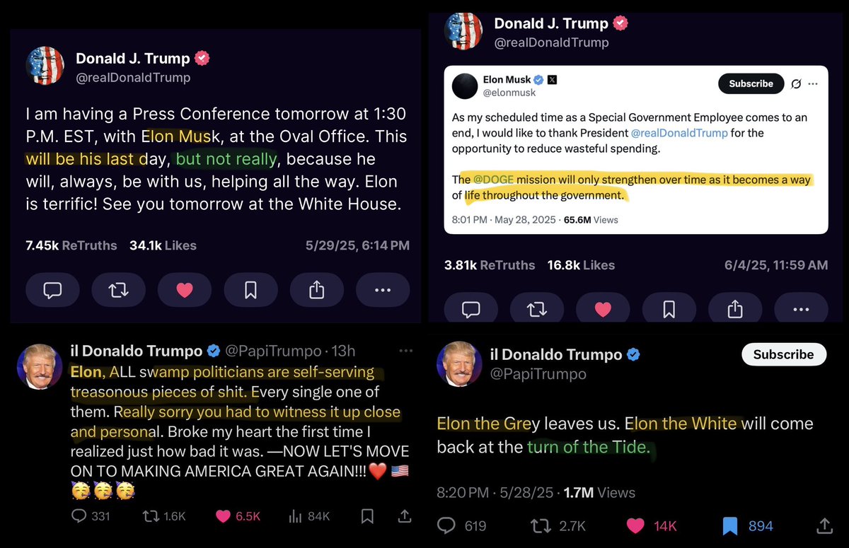 Azkyrie's tweet image. Enjoy the movie 🍿 

Watch the rats come out. 
Great actors. See who is loyal. The establishment days are numbered. 💥 
@realDonaldTrump @elonmusk @PapiTrumpo