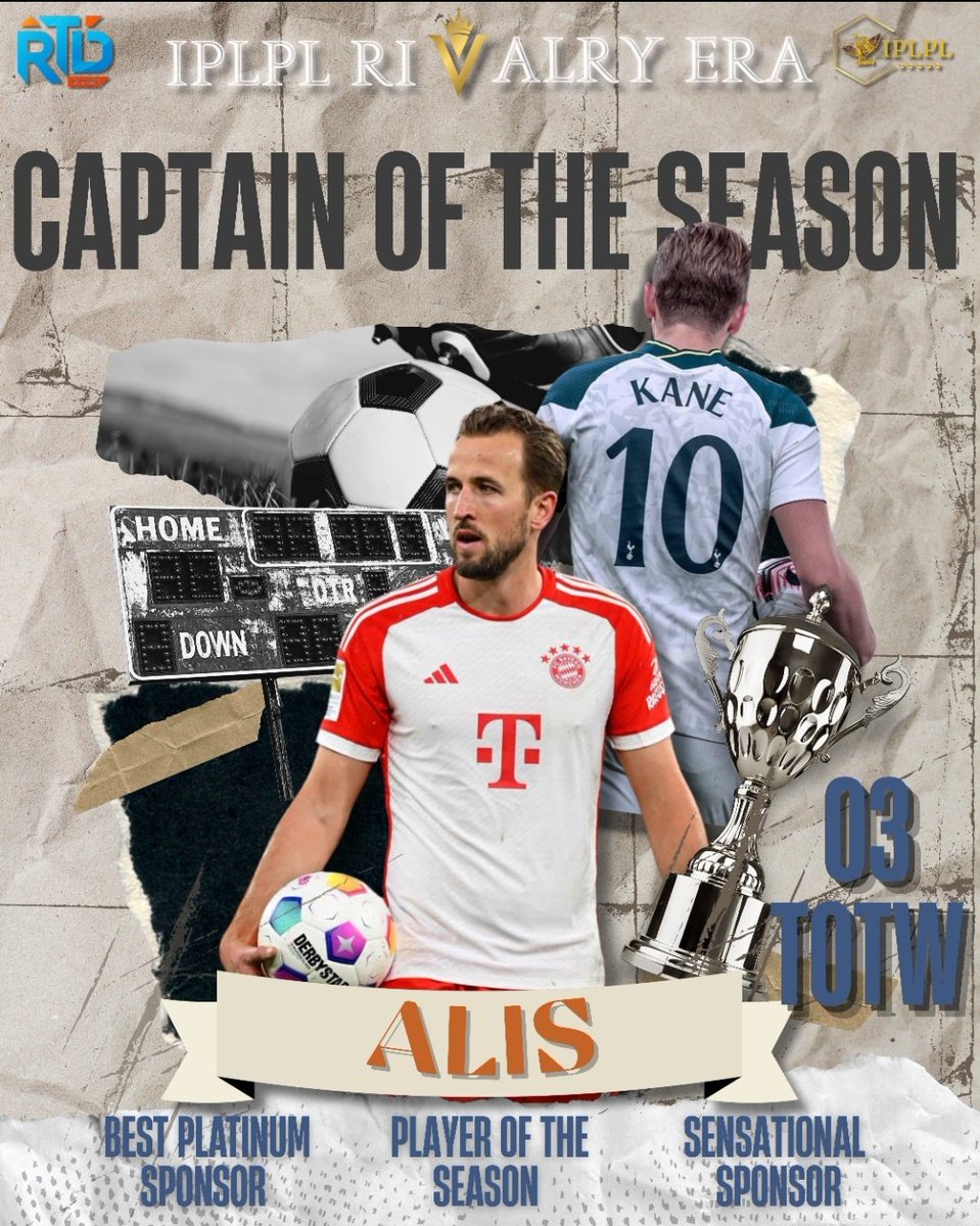 IPLPL RIVALRY ERA AWARDS.

Congratulations to <a href="/dumbuser__/">🍁</a> for Winning CAPTAIN OF THE SEASON Of IPLPL RIVALRY ERA 🎉

#IPLPL