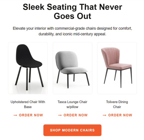 RestFurnPlus's tweet image. Check out this week's newsletter featuring newest trends in restaurant design, modern chairs, table bases and resin furniture.
mailchi.mp/e58fcea781ad/t…