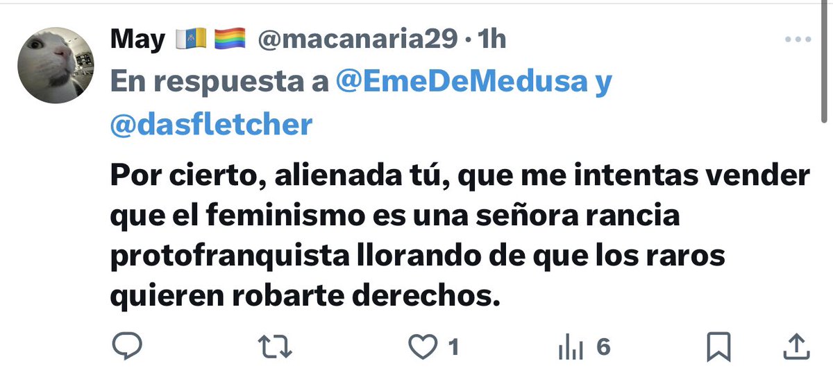 Yo lloro y tú bloqueas, qué bonita historia de cuiros vs feministas!