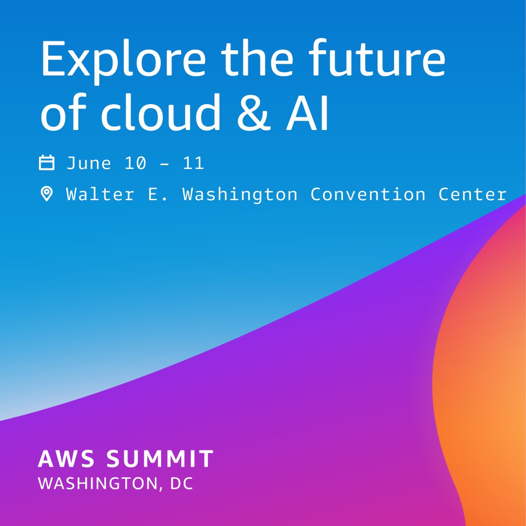 awsdevelopers's tweet image. 🚀 From chaos engineering to AI scalability, AWS community members and experts are bringing insightful Dev Chats to #AWSSummit Washington, DC 2025! 

Learn more! 👉 go.aws/4dSOu47

 #AWSCommunity