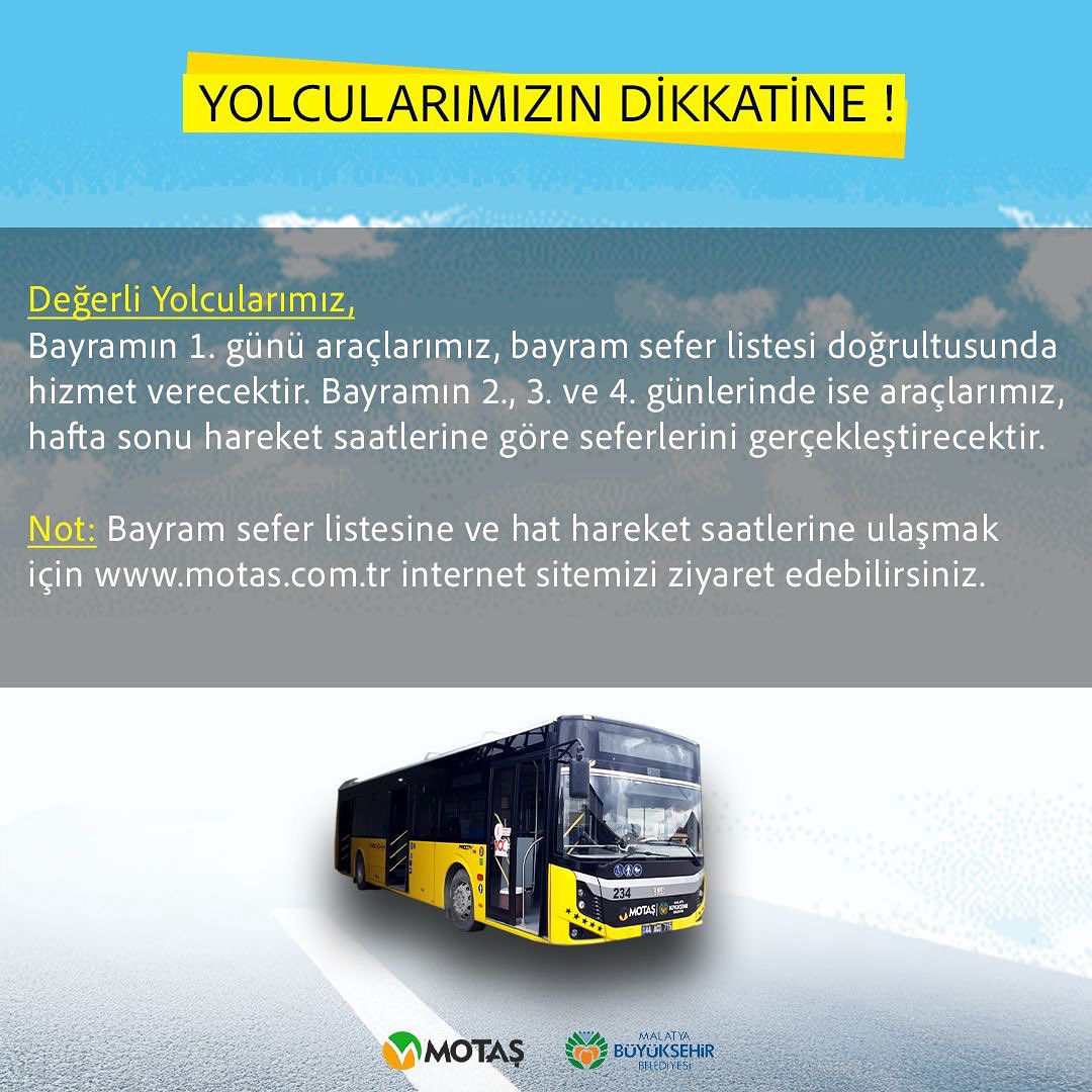 Malatya Büyükşehir Belediyesi Motaş A.Ş. (@motasmalatya) on Twitter photo 