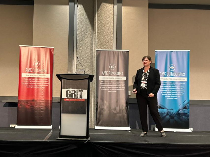 AMC - Agricultural Manufacturers of Canada (@amcshortlinecda) on Twitter photo Jennifer Wright, Executive Director of the <a href="/CdnAgHRCouncil/">CAHRC - CCRHA</a>, is presenting “Future-Ready Workplaces: Harnessing Automation, AI, and Talent for Organizational Success.”
Jennifer is exploring the dynamic intersection of automation, artificial intelligence, and workforce strategy, Jennifer Wright, Executive Director of the <a href="/CdnAgHRCouncil/">CAHRC - CCRHA</a>, is presenting “Future-Ready Workplaces: Harnessing Automation, AI, and Talent for Organizational Success.”
Jennifer is exploring the dynamic intersection of automation, artificial intelligence, and workforce strategy,