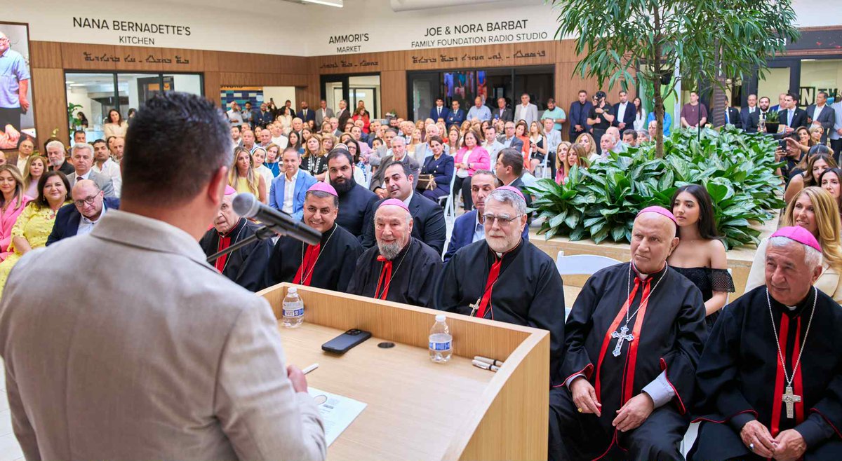 baselyaldo's tweet image. Congratulations for Grand Opening of Mar Ibrahim Library &
New Chaldean Community Center in Michigan 4 June 2025
افتتاح مكتبة المطران ابراهيم والبناية الجديد للمؤسسة الكلدانية في مشكن