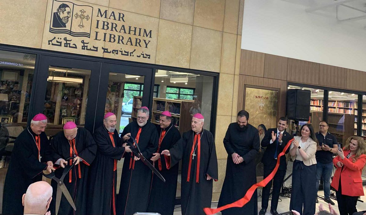 baselyaldo's tweet image. Congratulations for Grand Opening of Mar Ibrahim Library &
New Chaldean Community Center in Michigan 4 June 2025
افتتاح مكتبة المطران ابراهيم والبناية الجديد للمؤسسة الكلدانية في مشكن