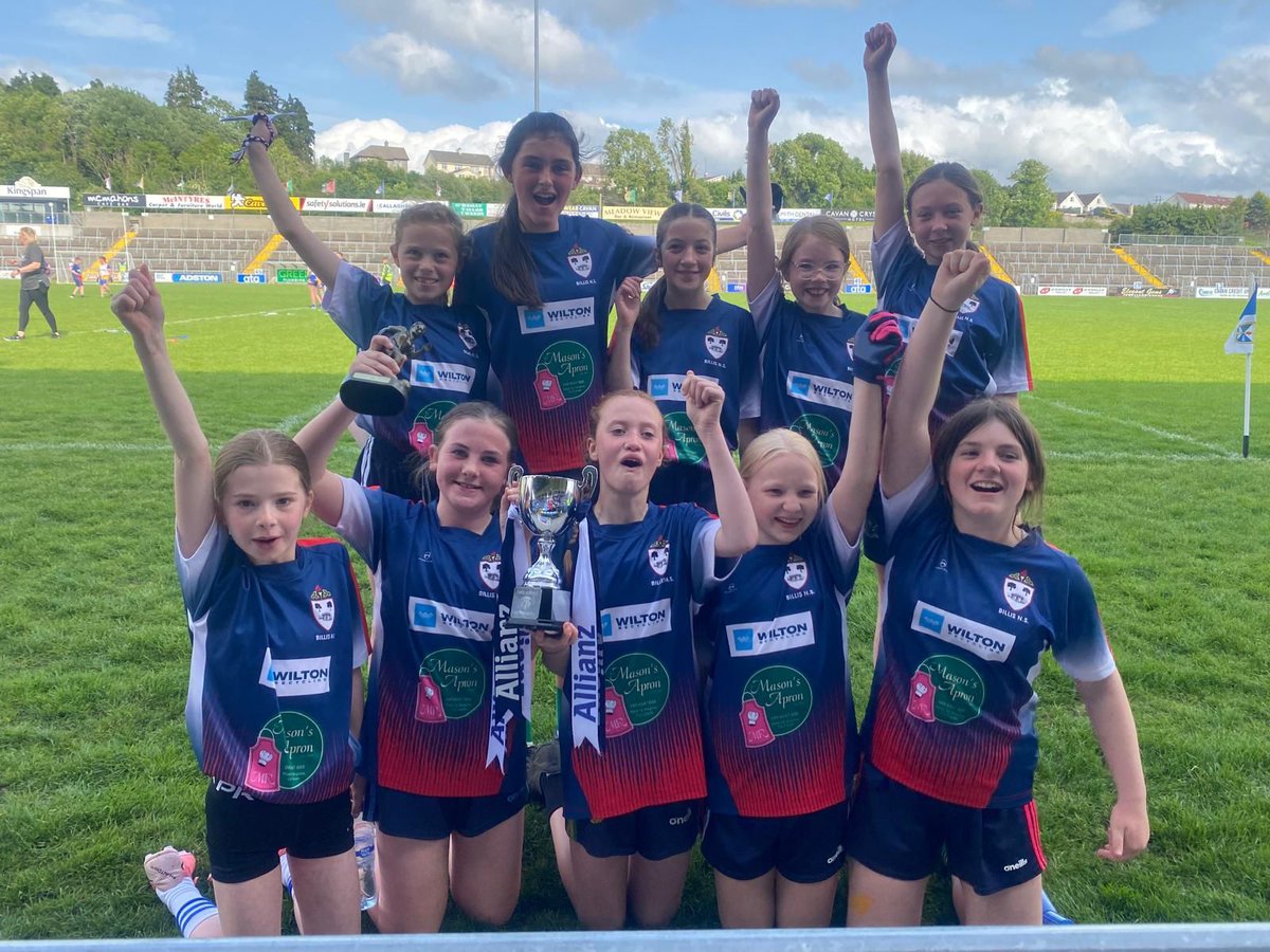 Congratulations to Billis NS girls who won the Allianz  Cumann na mBunscol Division 7 football final against  Bawnboy NS. 🏆 Well done girls!!🎉 👏 <a href="/AllianzIreland/">Allianz Ireland</a> #allianzcnmb #StopTheDrop <a href="/CavanCoBoardGaa/">Official Cavan GAA</a> <a href="/CavanLGFA/">CavanLGFA</a>