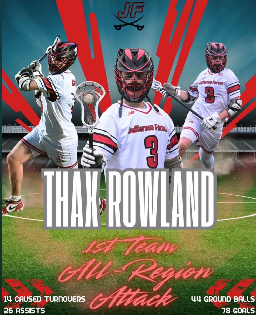 Thankful to be selected (2x) 1st TEAM ALL-REGION Attack in Lacrosse #3sportathlete