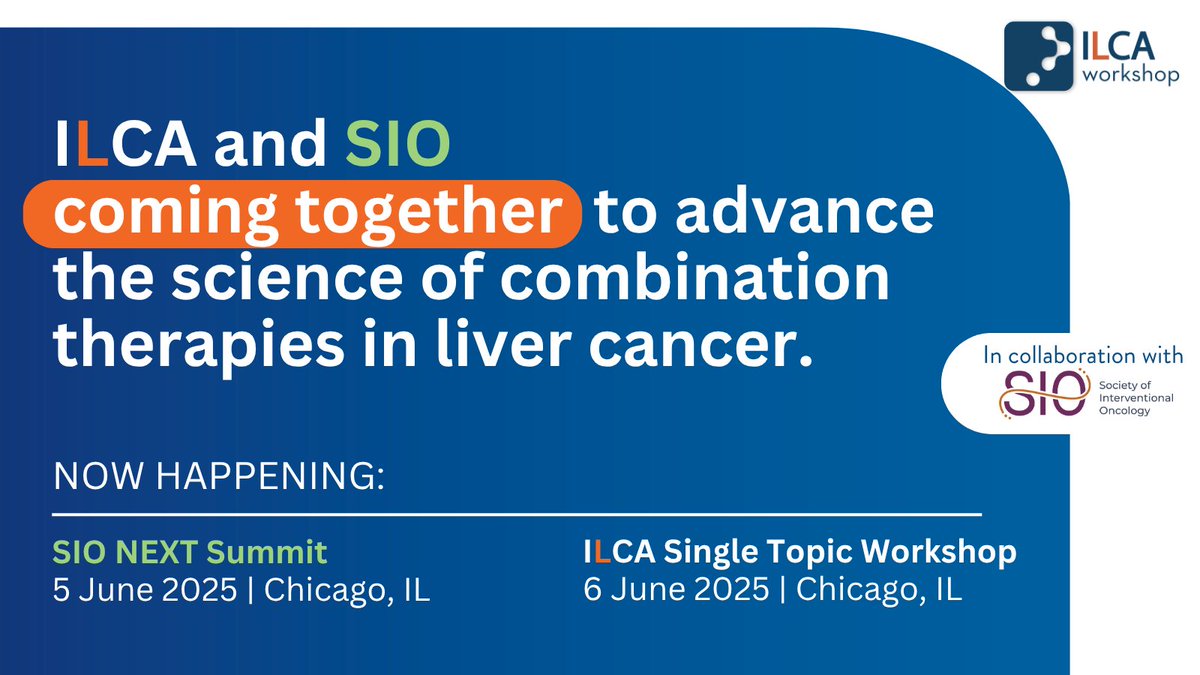 🚨 Happening today!

Proud to support <a href="/SIO_Central/">SIO</a>'s NEXT Summit on Combination Therapies, a great kickoff to a big week in liver cancer.

Connecting tonight in Chicago ahead of tomorrow’s #ILCA STW25 on #Y90 &amp; #TACE for #HCC &amp; biliary tract cancers.

👉 Stay tuned!