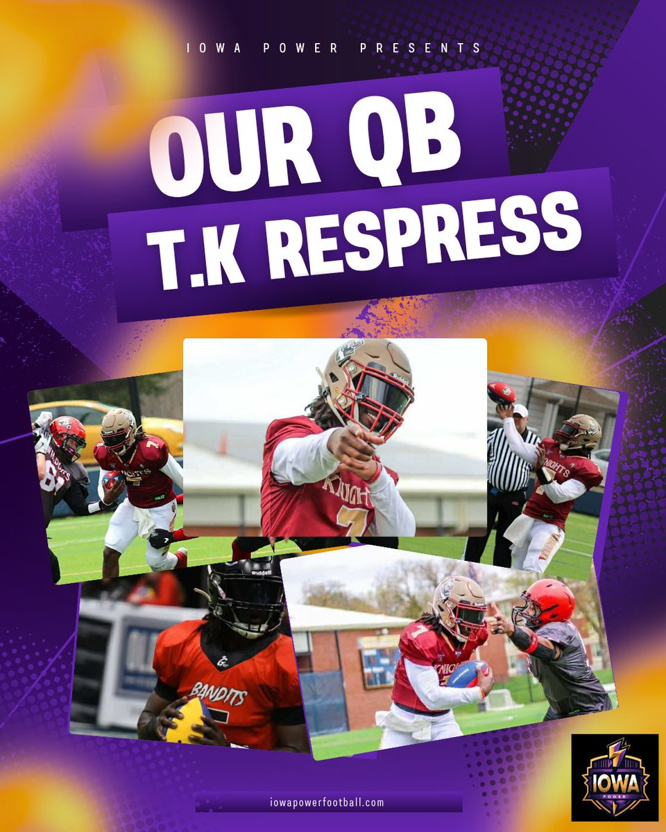 Iowa_Power's tweet image. Welcome T.K to the Power Family! He’s all in — are you? 💛🏈
#IowaPower #MeetTheTeam #FanFamily #ArenaEnergy #FootballVibes #DubuqueIA #PowerPlays #ArenaFire