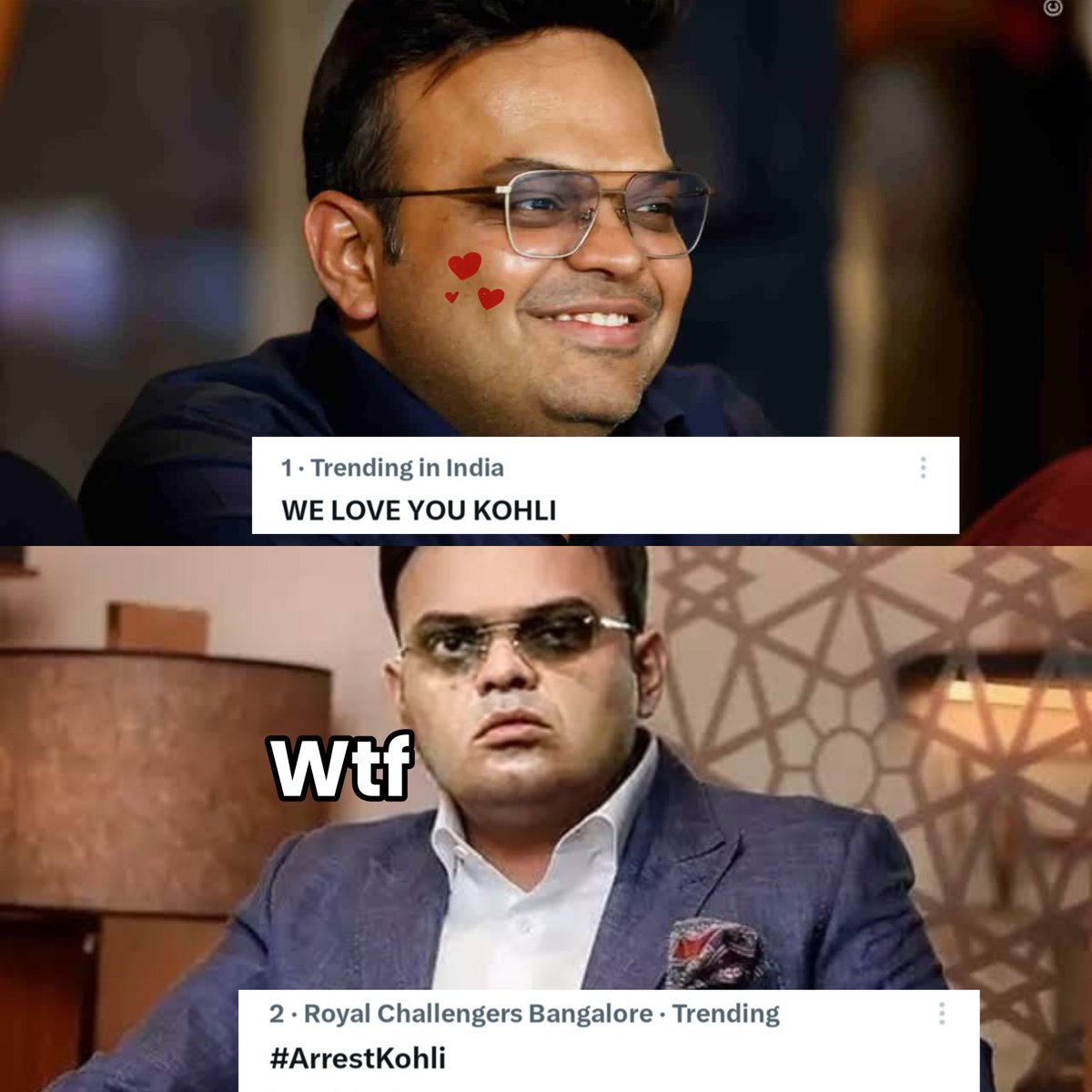 GaurangBhardwa1's tweet photo. WE LOVE YOU KOHLI  
#ArrestKohli https://t.co/Tcv8db56yX