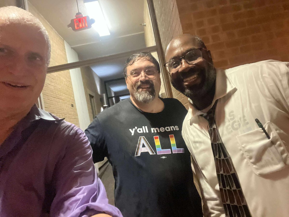 Running through the rains, laughing and joking late into the night was the perfect end to your service Paul. Enjoy your rest. It's well earned.

#DentonTX