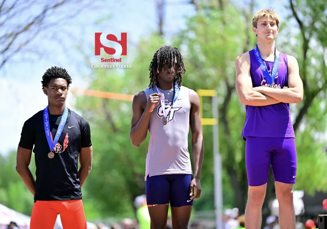FinnOnTrack's tweet photo. 2025 CHSAA state championships were crazy!! Going consistently over 6’5 this season and going 6’7 at stage was a dream come true! #uncommitted #trackandfield #decathalon #highjump https://t.co/pwoG6JCGU0