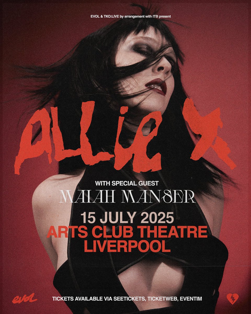 EVOL (@clubevol) on Twitter photo Just pop queen <a href="/alliex/">allie x</a> doing pop queen things at <a href="/Primavera_Sound/">Primavera Sound</a> π
We're counting the days 'til her <a href="/artsclublpool/">Arts Club Liverpool</a> theatre show with special guest <a href="/maiahmanser/">Maiah Manser</a> in July!
Don't miss it. Get tickets <a href="/seetickets/">See Tickets</a> NOW: seetickets.com/event/allie-x/β¦
πΈ claror Just pop queen <a href="/alliex/">allie x</a> doing pop queen things at <a href="/Primavera_Sound/">Primavera Sound</a> π
We're counting the days 'til her <a href="/artsclublpool/">Arts Club Liverpool</a> theatre show with special guest <a href="/maiahmanser/">Maiah Manser</a> in July!
Don't miss it. Get tickets <a href="/seetickets/">See Tickets</a> NOW: seetickets.com/event/allie-x/β¦
πΈ claror