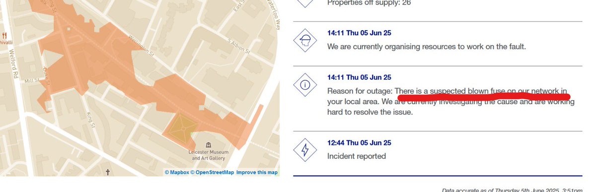 Pizza Lovers we’re still being affected by this active power cut due to a blown fuse on their network <a href="/nationalgrid/">National Grid</a> which means we’re going to have to close today 😢 

see you tomorrow from midday 🍕 🙏 ❤️