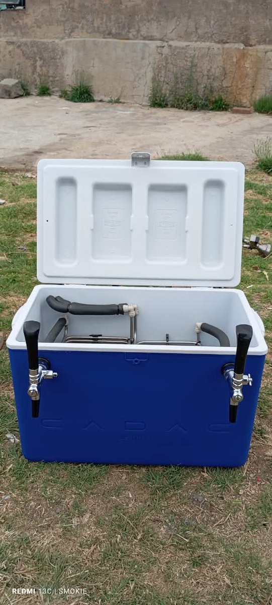 Its been made easy to have a draught at your own space home, gatherings, events 🙏 kock start your your events career buy getting this jockey box <a href="/StripedHorseZA/">Striped Horse Premium Beer</a> <a href="/DevilsPeakBeer/">Devil's Peak Beer Company</a> <a href="/SMACKRepublic/">SMACK! Republic Brew</a> <a href="/capitalcraftpta/">Capital Craft</a>