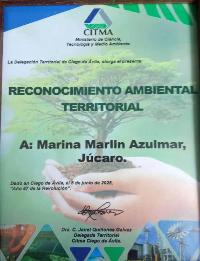 Día mundial del medio ambiente
#Cubasol y sus empresas ratifican el compromiso con la protección, conservación y gestión del medio ambiente.
Marlin  Azulmar recibió Reconocimiento Ambiental Territorial
#CrecemosJuntos
Creciendo en bienestar
Juntos hacia una mejor calidad de vida