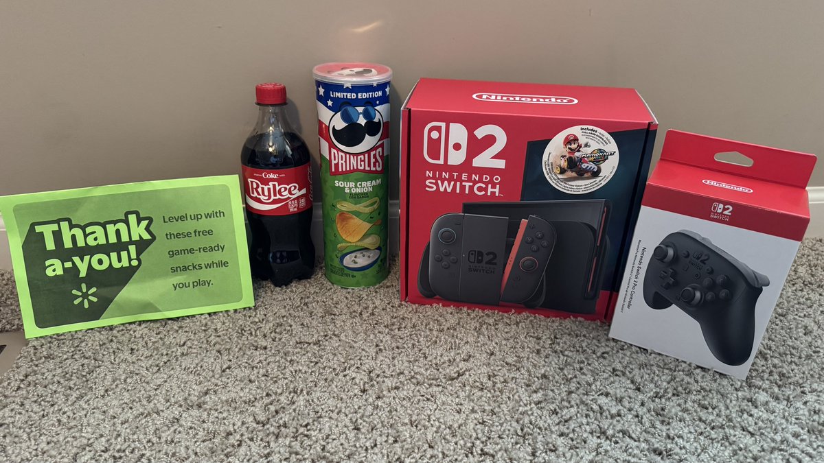 Not going to lie: my <a href="/Walmart/">Walmart</a> experience preordering my Nintendo Switch 2 was 👌. And, against all odds, my delivery showed up at 6:22 AM. Thanks, “Eric”!