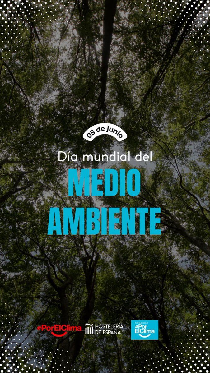 CEHEhosteleria's tweet image. 🌍 Hoy, en el #DíaMundialdelMedioAmbiente, desde Hostelería de España reafirmamos nuestro compromiso con la sostenibilidad a través de #HosteleríaPorElClima.

Cada gesto cuenta: reducir el desperdicio, optimizar el consumo de energía y apoyar una hostelería más verde es posible.…