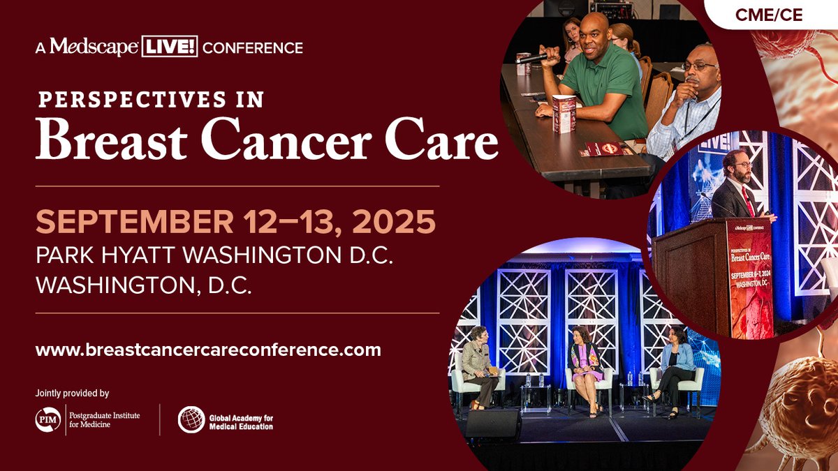 MedscapeLIVE (@medscapelive) on Twitter photo 🚨 If you're as serious about breast cancer care as <a href="/DrReshmaMahtani/">Reshma Mahtani</a>, <a href="/baik_alan/">Alan Baik</a>, <a href="/antgiorda/">Antonio Giordano, MD PhD</a>, <a href="/DrSGraff/">Stephanie Graff, MD, FACP, FASCO</a>, <a href="/claudine_isaacs/">Claudine Isaacs</a>, <a href="/FilipaLynce/">Filipa Lynce, MD, FASCO 🇵🇹 🇺🇸</a>, <a href="/hmcarthur/">Heather McArthur, MD, MPH, FASCO</a>, <a href="/DrKEMcCann/">Kelly McCann, MD, PhD</a>, <a href="/folopade/">Olufunmilayo Olopade</a>, <a href="/kristinrojasmd/">Kristin E. Rojas MD, FACS, FACOG</a>, <a href="/drsarahsam/">Dr Sarah Sammons</a>, <a href="/Dr_RShatsky/">Rebecca Shatsky, MD</a>, <a href="/BCJoyceO/">Joyce O'Shaughnessy, MD</a> then you won't miss #PBCCLive25 in DC! It's the 🚨 If you're as serious about breast cancer care as <a href="/DrReshmaMahtani/">Reshma Mahtani</a>, <a href="/baik_alan/">Alan Baik</a>, <a href="/antgiorda/">Antonio Giordano, MD PhD</a>, <a href="/DrSGraff/">Stephanie Graff, MD, FACP, FASCO</a>, <a href="/claudine_isaacs/">Claudine Isaacs</a>, <a href="/FilipaLynce/">Filipa Lynce, MD, FASCO 🇵🇹 🇺🇸</a>, <a href="/hmcarthur/">Heather McArthur, MD, MPH, FASCO</a>, <a href="/DrKEMcCann/">Kelly McCann, MD, PhD</a>, <a href="/folopade/">Olufunmilayo Olopade</a>, <a href="/kristinrojasmd/">Kristin E. Rojas MD, FACS, FACOG</a>, <a href="/drsarahsam/">Dr Sarah Sammons</a>, <a href="/Dr_RShatsky/">Rebecca Shatsky, MD</a>, <a href="/BCJoyceO/">Joyce O'Shaughnessy, MD</a> then you won't miss #PBCCLive25 in DC! It's the