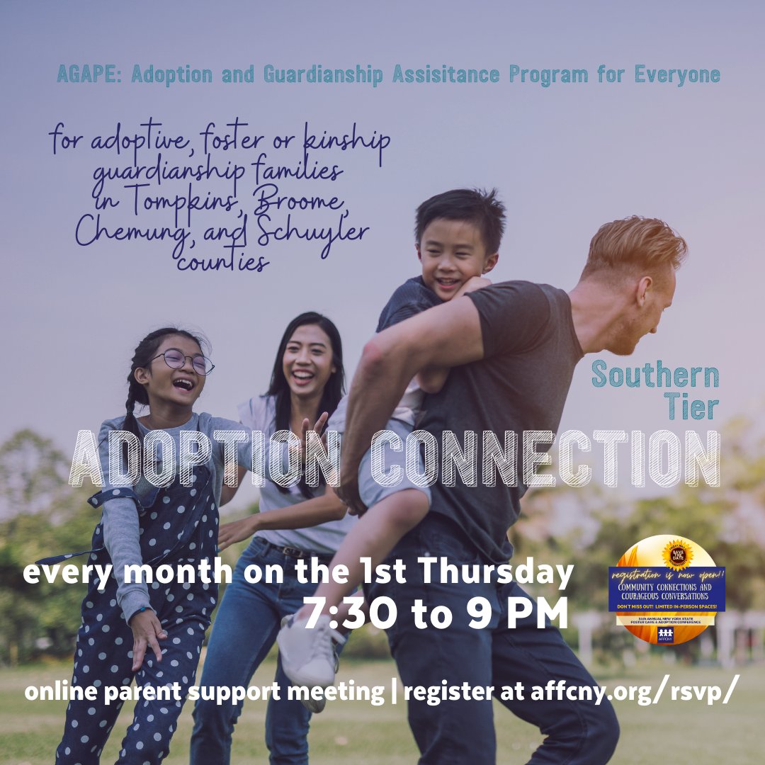 Join us for Central New York / Southern Tier VIRTUAL Caregivers' Connections |  AFFCNY - mailchi.mp/affcny/souther…