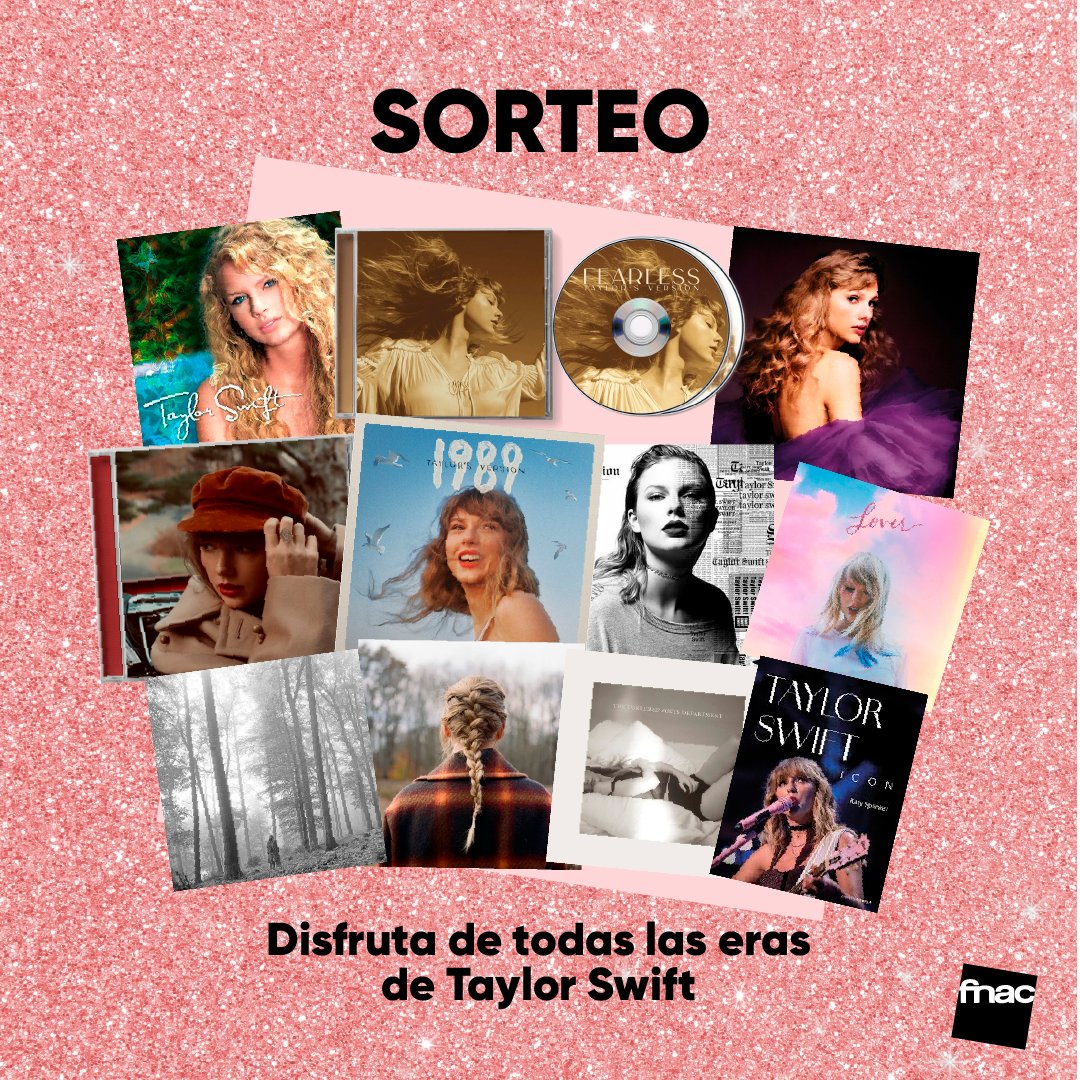 Fnac España (@fnac_esp) on Twitter photo ✨SORTEO ✨
Lo prometido es deuda. Celebramos que Taylor Swift ha recuperado su música con este pack de sus Eras.
💚Sigue a <a href="/Fnac_ESP/">Fnac España</a>
💛RT
💜Dinos cuál es tu Era favorita
❤️Menciona a un amigui con #FnacVault
💙 Resultado el 11/06
🖤BBLL your-promos.com/widget/legal/e… ✨SORTEO ✨
Lo prometido es deuda. Celebramos que Taylor Swift ha recuperado su música con este pack de sus Eras.
💚Sigue a <a href="/Fnac_ESP/">Fnac España</a>
💛RT
💜Dinos cuál es tu Era favorita
❤️Menciona a un amigui con #FnacVault
💙 Resultado el 11/06
🖤BBLL your-promos.com/widget/legal/e…