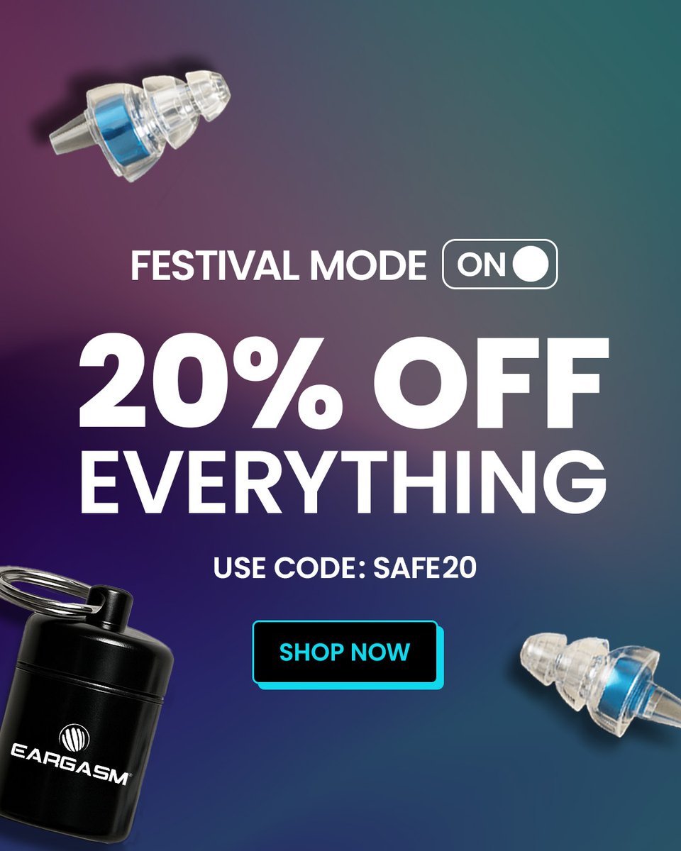 Festival season is here, and so is 20% off everything!