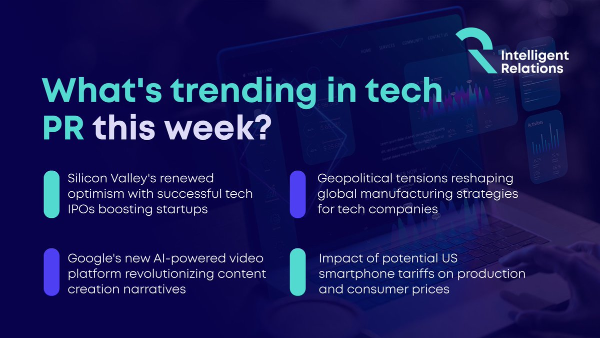 IntelRelations's tweet image. 📱 From AI tools to tariff drama and IPO buzz - tech headlines are moving fast.

Want to pitch what journalists actually care about this week?

Preston’s Tech PR database has you covered.
👉🏼 intelligentrelations.com/industry/tech-…

#TechPR #AIinTech #MediaRelations #StartupPR #PitchSmarter