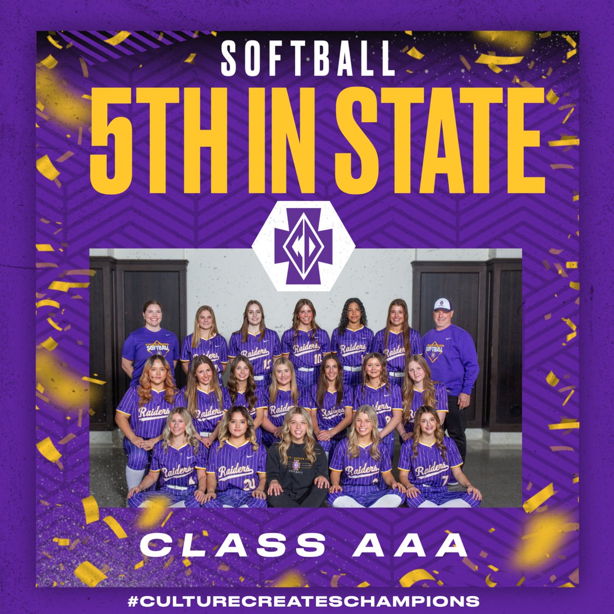 Congratulations to @cdhgirlssoftball who defeated Becker 2-0 to win the MSHSL State AAA Consolation Championship!