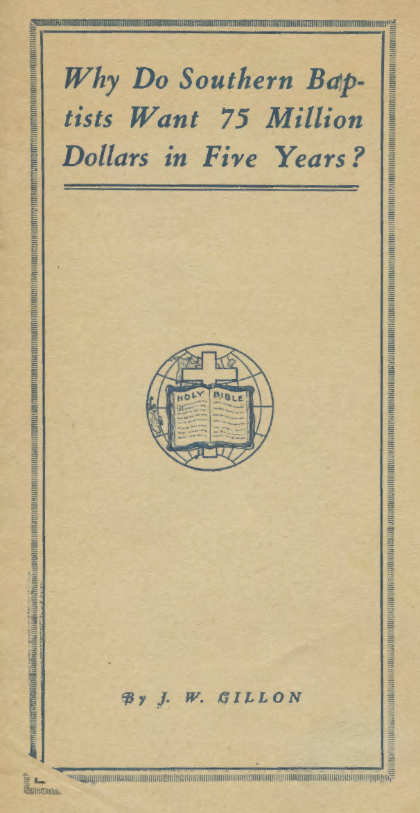#OTD in #TexasBaptistHistory in 1919, Texan L. R. Scarborough, Pres. of <a href="/SWBTS/">Southwestern Seminary</a>, was named director of the SBC's $75 Million Campaign. This cooperative funding effort was a prototype of the current cooperative program, conceived to raise $75 million for Baptist causes over 5 years