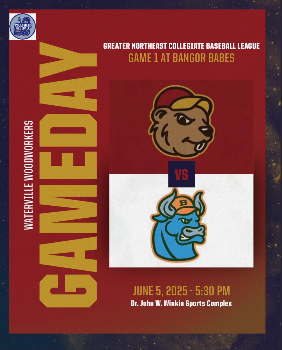 WatervilleGNCBL's tweet photo. Yeah, we play baseball today. https://t.co/4MN6mOj9Rm