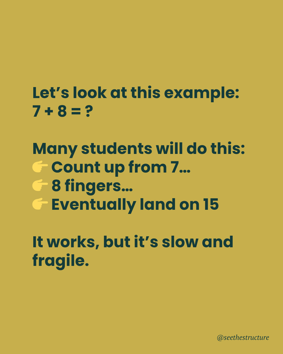 SeeStructure's tweet image. At See the Structure, we focus on these kinds of moments—

because when students understand how numbers work,

math stops being a guessing game.

#seethestructure #mathconfidence #numbersense #conceptualmath #elementarymath #matheducation #mathsupport #mathintervention