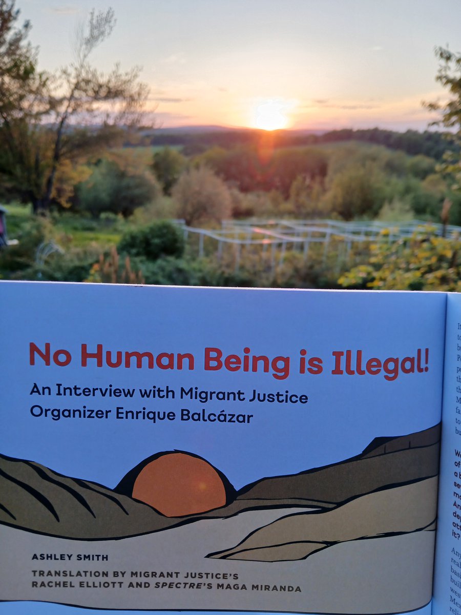Esther Em Kamm (@_emkamm) on Twitter photo The online articles have been great lately, but my favorite recent <a href="/JournalSpectre/">Spectre Journal</a> article was the spring print issue interview w Enrique Balcázar of the crucial VT organization Migrant Justice. From the northern border to the southern, we must insist: No Human Being Is Illegal! The online articles have been great lately, but my favorite recent <a href="/JournalSpectre/">Spectre Journal</a> article was the spring print issue interview w Enrique Balcázar of the crucial VT organization Migrant Justice. From the northern border to the southern, we must insist: No Human Being Is Illegal!