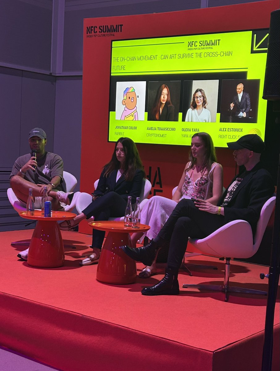 Amazing talk about art and cross chain in NFC ty <a href="/JonathanColon__/">Jonathan Colón</a> <a href="/olena_yara/">Lola🇺🇦</a> <a href="/AlexEstorick/">AXEL</a>
