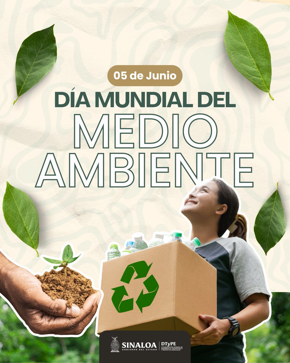 DigitalCdt21's tweet image. Hoy celebramos el #DíaDelMedioAmbiente🌍.Un recordatorio de la importancia de cuidar nuestro entorno.Cuidar el planeta es una responsabilidad y con ayuda de todos podemos lograrlo. Reducir, reciclar y respetar la naturaleza son pasos clave hacia un mundo más sostenible.💚 
#DTYPE